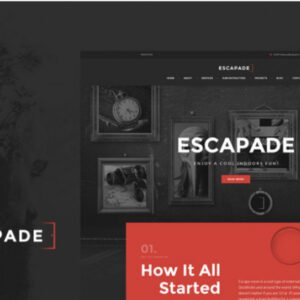 Escapade – Escape Room Responsive WordPress Theme 