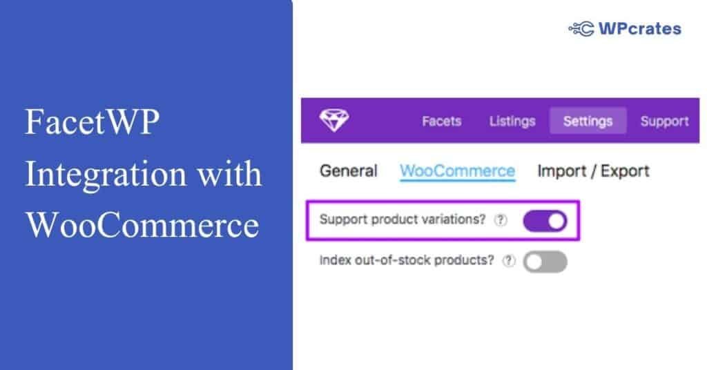 FacetWP Integration with WooCommerce  by wpcrates.com