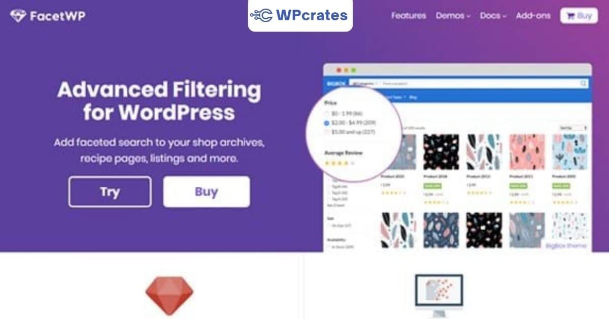 FacetWP BY Wpcrates.com