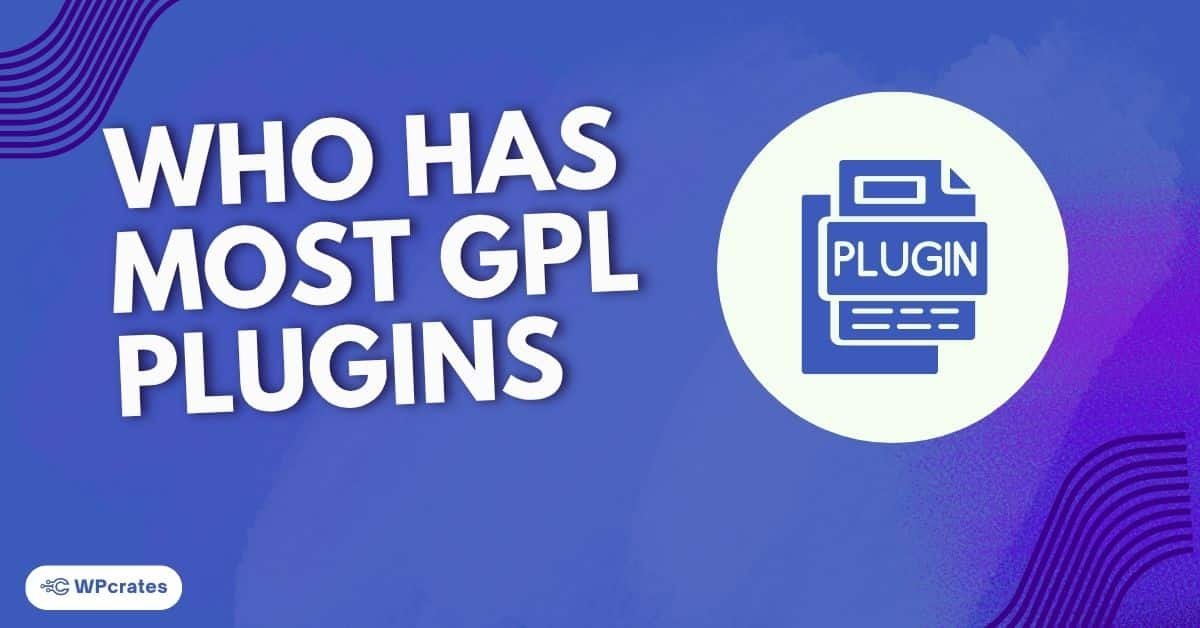 who has most gpl plugins by wpcrates.com