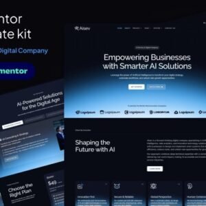 Aisev  – AI Agency & AI Solutions Technology Elementor Template Kit