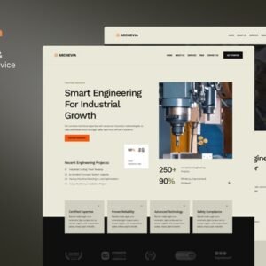 Archevia  – Engineering & Industrial Service Website Elementor Kit