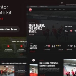 Ballademy  – Football Team & Sports Club Elementor Template Kit