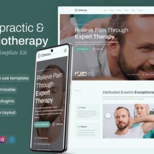 Chirova  – Chiropractic & Physiotherapy Elementor Template Kit