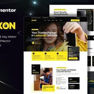 Dexon  – Locksmith & Key Maker Services Elementor Template Kit