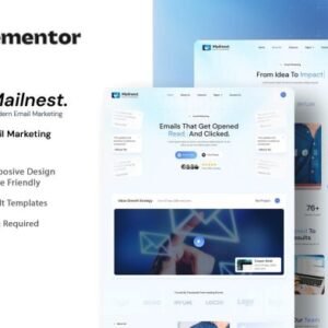 Mailnest  – Modern Email Marketing Elementor Template Kit