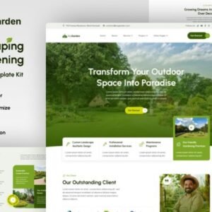 MyGarden  – Landscaping & Gardening Elementor Template Kit