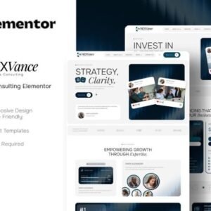 Nexvance  – Business Consulting Elementor Template Kit