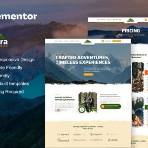 Nomarra  – Outdoor Adventure & Camping Elementor Pro Template Kits