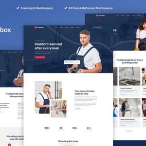 Plumbox  – Plumber & Repair Service Elementor Template Kit